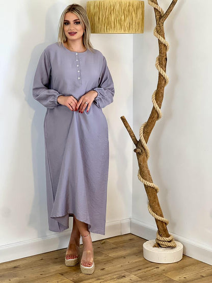 Robe D'été En Lin.